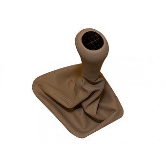 Topuzlu Vites Körüğü E36 -5 İleri- Man.Şanz; Bej Suni Deri Işıklı